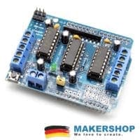 L293D Stepper- und DC-Motor-Shield in Draufsicht