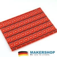 Rückseite des TTP223 Moduls mit VCC-, I/O- und GND-Pads
