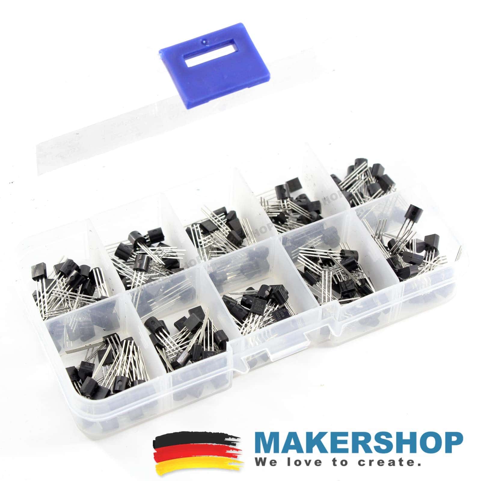 200x 10 Werte Leistungstransistor Transistoren Sortiment Kit BC327 BC337 PNP NPN, product image from Makershop