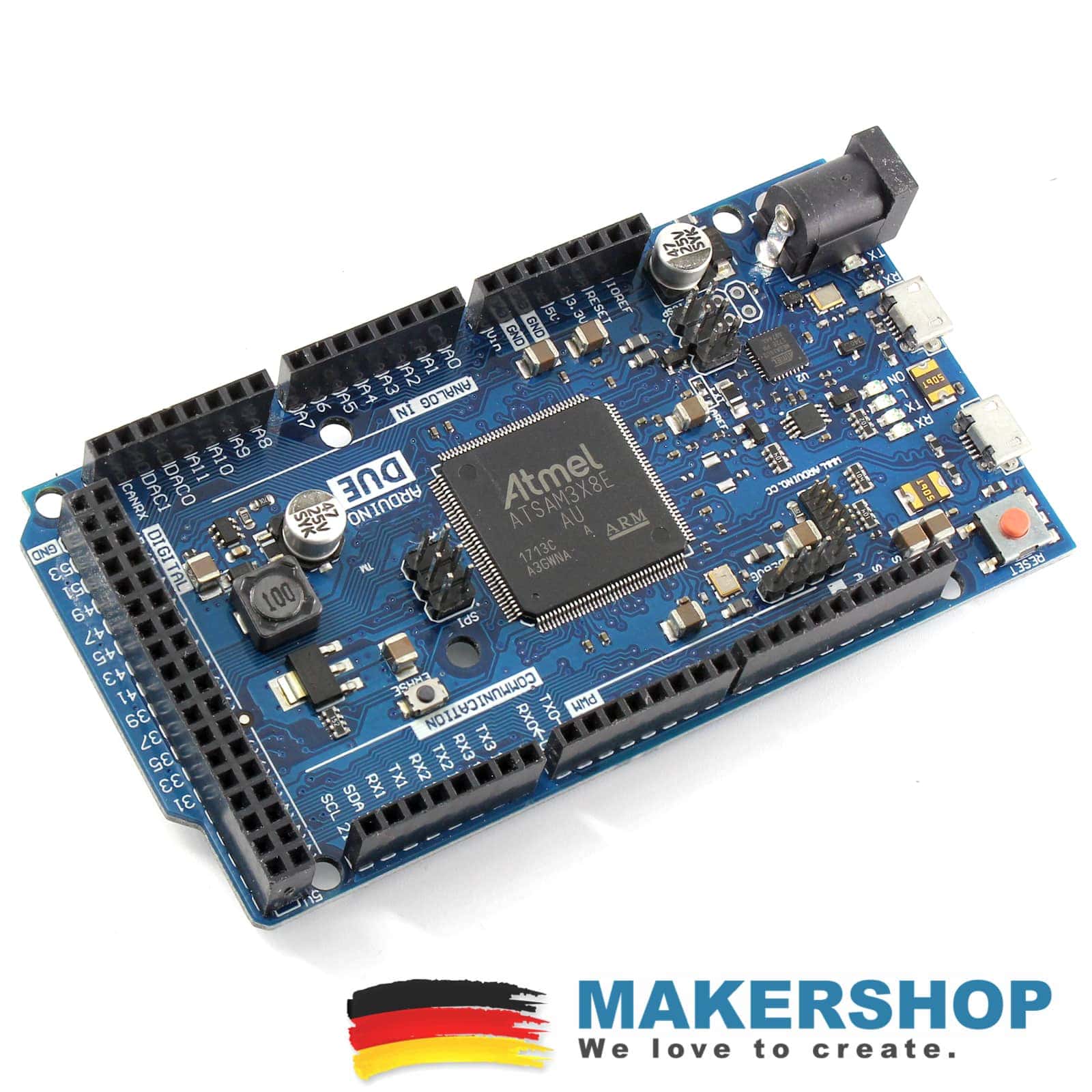 ATMEL Arduino komp USB DUE 2012 Entwicklungsboard SAM3X8E 32-Bit Cortex-M3