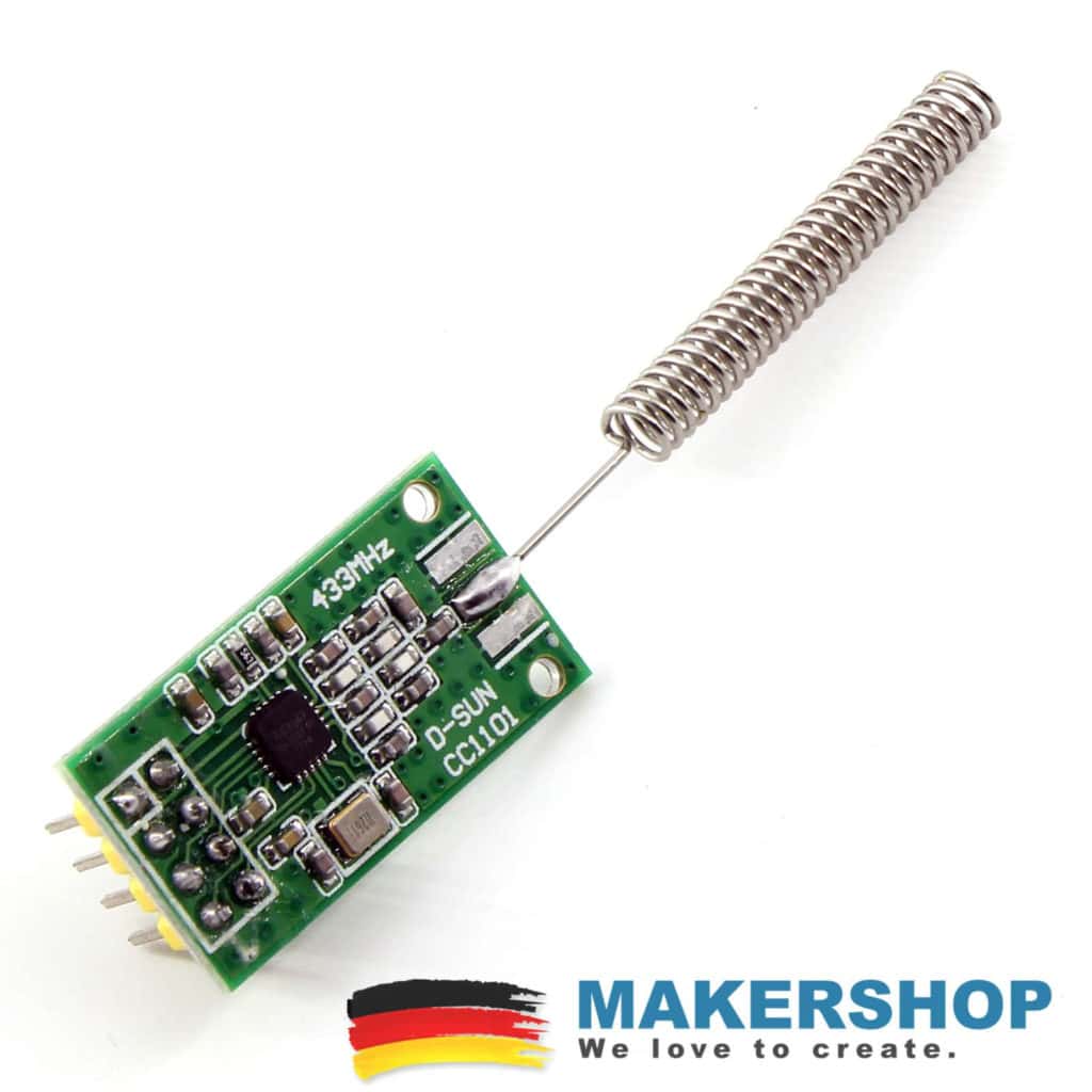 433 Mhz Sender Empfänger Komplett-Set – Raspberry Pi Arduino Modul Funkmodul – MAKERSHOP.DE