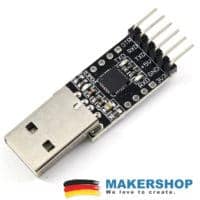 CP2102 USB TTL Adapter Arduino serieller Konverter + Kabel – Bild 4