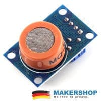 MQ-3 Gassensor-Modul für Arduino und Raspberry Pi in schräger Detailansicht