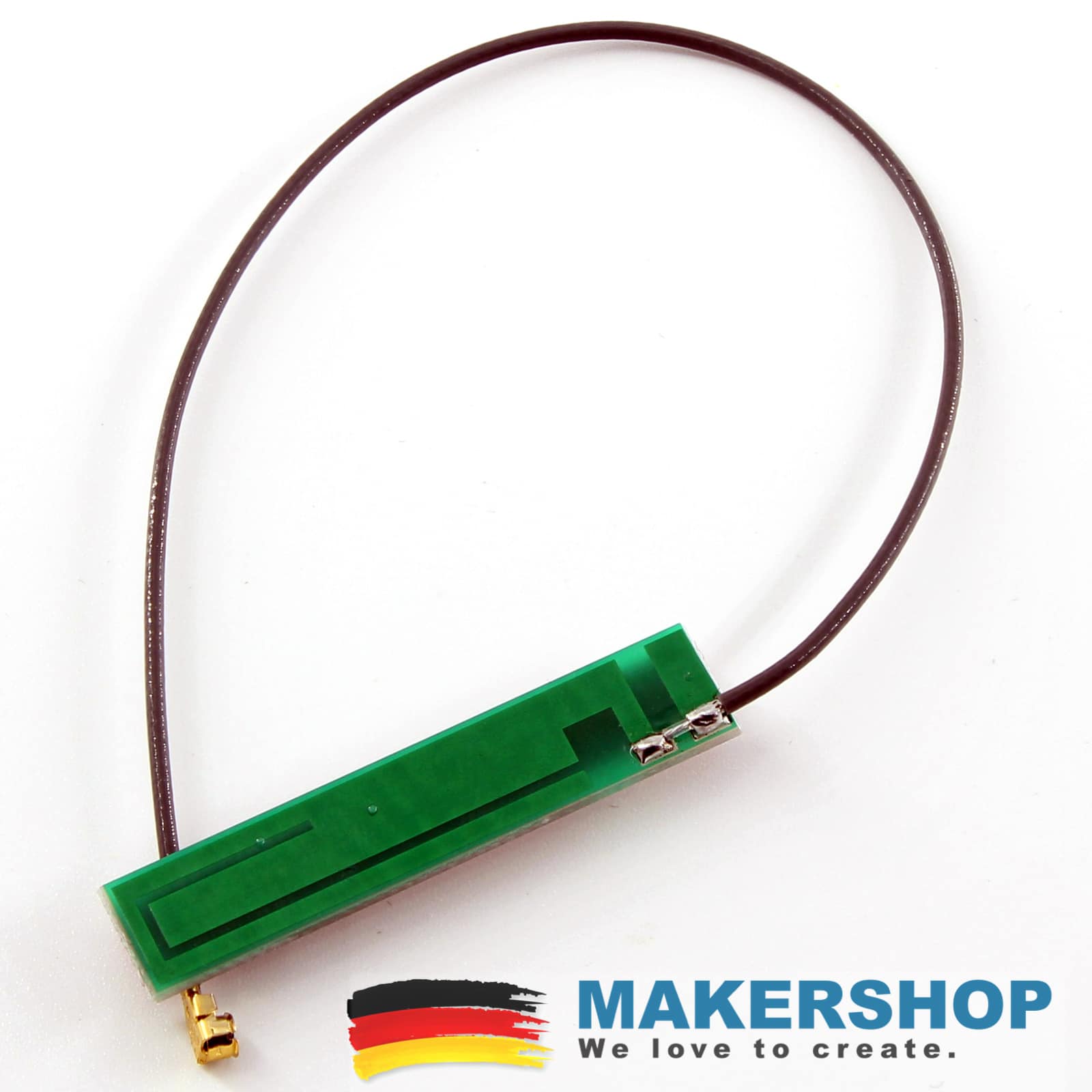GPRS GPS GSM Klebeantenne mit UFL IPX Buchse SIM800L A6 SIM900 Arduino, product image from Makershop