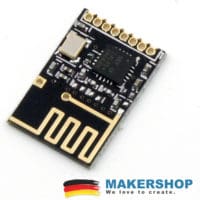 2,4-GHz-nRF24L01-Modul für SPI-Verbindungen in Draufsicht