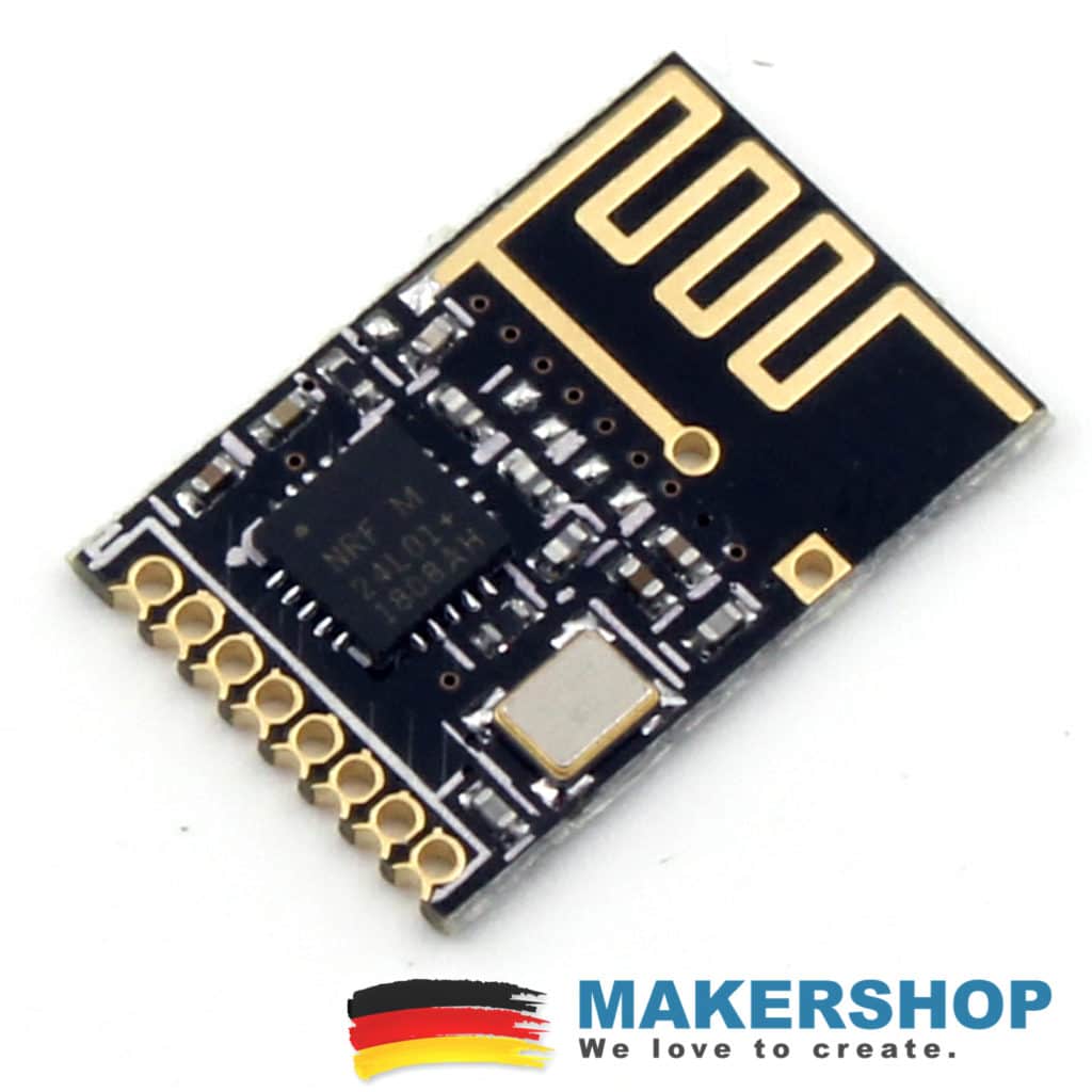 NRF24L01 SMD Modul 2,4 GHz Wi-Fi Funkmodul Arduino Raspberry Pi ...