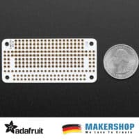 Unterseite des Adafruit Perma-Proto Bonnet mit Leiterbahnen