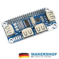 Waveshare 4-Port USB Hub Shield für Raspberry Pi, Zero & W - 12694 – Bild 3