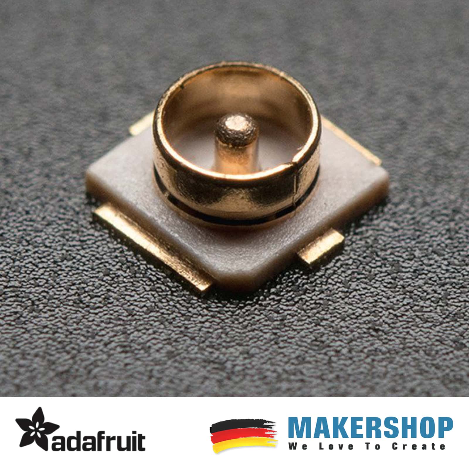 Adafruit uFL SMT Antenna Connector Antennen Verbinder 1661, product image from Makershop