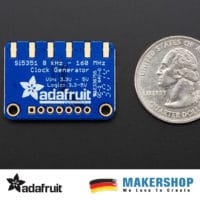 Si5351A Breakout zusammen mit teilbarer Stiftleiste