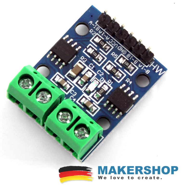 Duokon 1 Stück Motortreiber, L298N Modul H Brücke Treiberplatine für