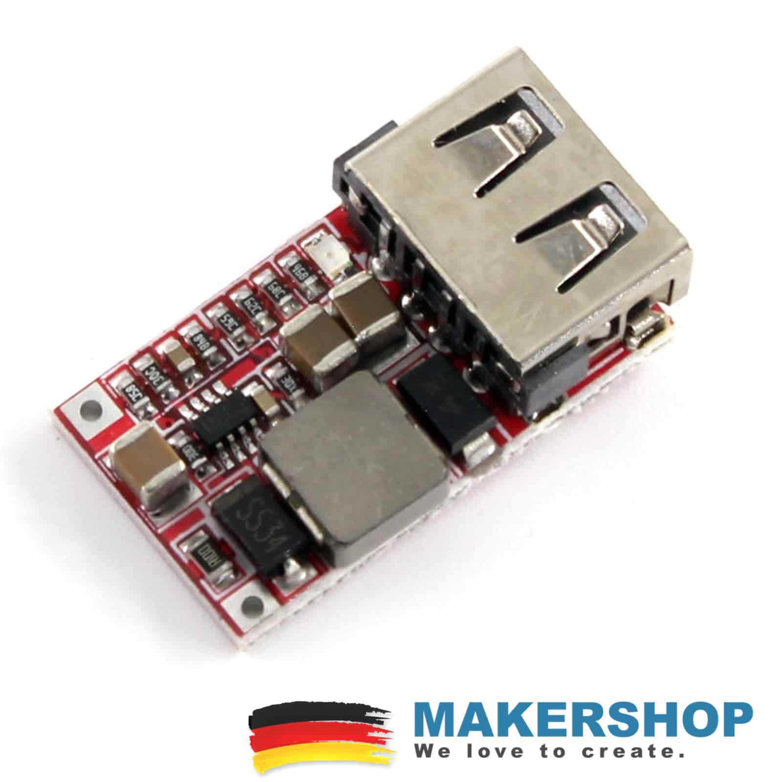 DC-DC 8V-32V zu 5V Spannungswandler 12V auf 5V | 24V zu 5V USB  Abwärtswandler 