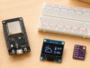 ESP32 Wetterstation mit OLED Display, BME280 Sensor und Breadboard